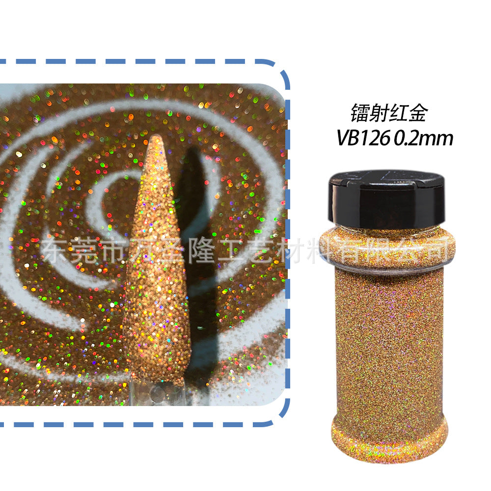 Wholesale Holographic Bottle Glitter Nail Art Colorful Sequins